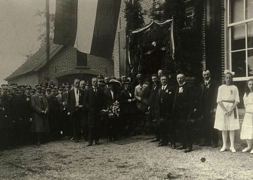 installatie burgemeester cordes op 1 sept 1920 in hoog keppel