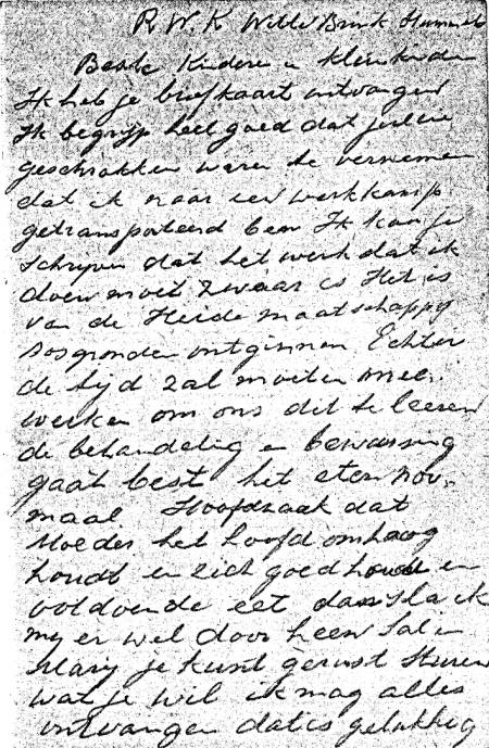 Brief Abraham Salomon Koster